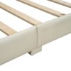 Queen & Twin Long Size Upholstered Platform Bed, Mother & Child Bed - Beige - Image 14