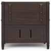 Connaught - Small Entryway Storage Bench - Chestnut - Image 11