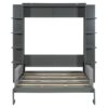 Queen Size Murphy Bed Space Saving Wall Bed With Sofa - Gray - Image 5