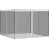 Outsunny - 10' x 13' Replacement Mesh Sidewall Netting For Patio Gazebos And Canopy Tents With Zippers (Sidewall Only) - White - Image 4