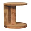 Close Knit Corner End Table - Oak - Image 2