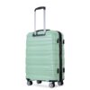 3 Piece Luggage Sets Pc Lightweight & Durable Expandable Suitcase With Two Hooks, Double Spinner Wheels, Tsa Lock, (21/25/29) - Light Green - Image 16