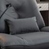 270 Swivel Glider Recliner Chair, Power Recliner Rocking Chair, USB Port Charge For Nursery Chair With Atmosphere Lamp For Living Room Bedroom Apartment - Dark Gray - Image 17