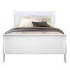 Charlston - Full Bed With LED - White - Image 2