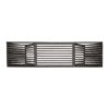 Gloaming - Outdoor Bench With Slat Design And Triangular Base - Dark Gray - Image 4