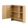 Wall Mounted Bathroom Storage Cabinet With Mirror Door, Medicine Cabinet, Over The Toilet Storage Cabinet With Shelves And Towel Rack - Burly Wood - Image 10
