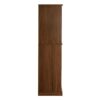4 Door Cabinet With 1 Drawer, With 4 Adjustable Inner Shelves, Storage Cabinet - Walnut - Image 10