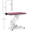 Hydraulic Pet Grooming Table - Pink - Image 2