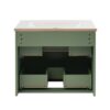Wall Mounted Bathroom Vanity With 2 Drawers, Ideal For Small Bathrooms - Green - Image 19