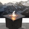 Propane & Gas Fire Pit Table - Black - Image 4