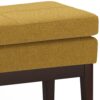 Carlson - Small Ottoman Bench - Marigold - Image 4