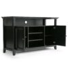 Amherst - TV Media Stand - Black - Image 3