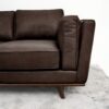 Chase - Leather Sofa - Chocolate / Dark Brown - Image 8
