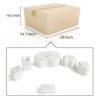 Marble Bathroom Accessories Set - Natural Stone - White / Natural - Image 8