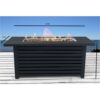 Propane / Gas Outdoor Fire Pit Table With Lid Durable Construction - Black - Image 5