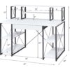 Amiel - All Purpose Writing Desk - White - Image 9