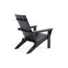 Aurascape - Outdoor Acacia Wood Foldable Adirondack Chair - Black - Image 6