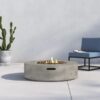 Reinforced - Outdoor Fire Pit Table Durable Construction - Gray - Image 5