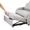 3 In 1 Pull Out Sofa Sleeper With Wing Table And USB Charge - Gray - Image 19