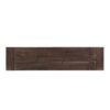 Tranquilizer - Outdoor Bench With Slat Panel Design (Set of 2) - Dark Brown / White - Image 7