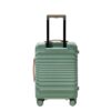 20" Carry On Luggage Lightweight Suitcase Tsa Lock USB Port Luggage Wheel Lock Artificial Leather Top Handle Spinner Wheels - Green - Image 10