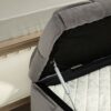 Stylish Storage Ottoman Bench With Safety Hinge For Living Room & Bedroom - Dark Gray - Image 13