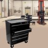 5 Drawers Multifunctional Tool Cart With Wheels - Black - Image 10