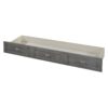 Queen Size Murphy Bed With Large Drawers - Brushed Gray - Image 12