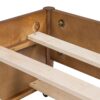 Queen Size Platform Bed With 2 Big Drawers Twin Size Trundle - Brown - Image 9