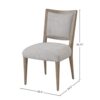 Oversized Side Dining Chair (Set of 2) - Sand - Image 6