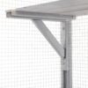 Outdoor Cat House, Diy Cat Enclosure Catio With Double Enter Doors - Light Gray - Image 20