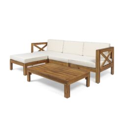 Alcove - L Shape Sofa Set - Beige