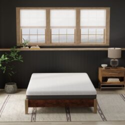 Pur Chill - 8" Short Queen Firm Mattress With Phase Change Cooling Fabric - White / Gray
