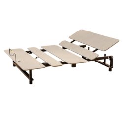 Electric Ergonomic Adjustable Bed Base King Size With Wireless Remote, Quiet Motor, Independent Head And Foot Incline - Gray