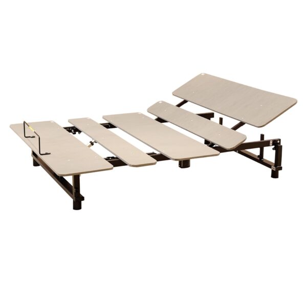 Electric Ergonomic Adjustable Bed Base King Size With Wireless Remote, Quiet Motor, Independent Head And Foot Incline - Gray