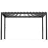 Louver Pergola Steel Louvers & Aluminium Frame - Black - Image 3