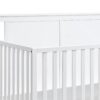 Connelly - Mini Crib With Mattress Pad - White, Rockport Gray - Image 3