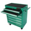 7 Drawers Multifunctional Tool Cart & Wheels - Green - Image 10