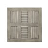 Dexterity - Outdoor Square Side Table With Wood Frame - Gray - Image 5