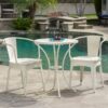 Colmar - 3 Piece Metal Set - White - Image 2