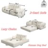 Human Dog Bed, Lazy Sofa Couch, Multifunctional Foldable Sofa Bed, 3 In 1 Teddy Fabric Sleeper Sofa Bed For Living Room Guest Bed, Playroom - Green - Image 2