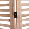 Panel Solid Wood Folding Room Divider - Natural - Image 2