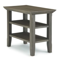 Acadian - Narrow Side Table - Farmhouse Gray