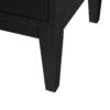 4 Door Sideboard Storage Cabinet With Door Shelf For Living Room And Dining Room, 2 Large Cabinets With Adjustable Shelf - Black - Image 20