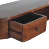 Lunar - 2 Drawer Floating Console - Chestnut - Image 5