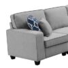Sonoma - 6 Piece Modular L-Shape Sectional Sofa With Ottoman - Light Gray - Image 3