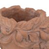 8X9X11.5" Head Bust Planter, Greek Style Cement Head Planter, Indoor Outdoor Home Garden Decor - Brown - Image 7