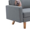 Bahamas - Sofa With 2 Throw Pillows - Gray - Image 4