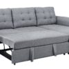 Avery - Sleeper Sectional Sofa With Reversible Storage Chaise - Light Gray - Image 4