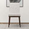 Kate - Mid-Century Modern Dining Chair (Set of 2) - Fabric - White - Image 12